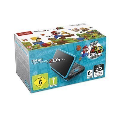New Nintendo 2DS XL Nero Turchese + Super Mario 3D Land
