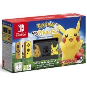 Nintendo Swicth + Pokemon Let's Go Pikachu Bundle