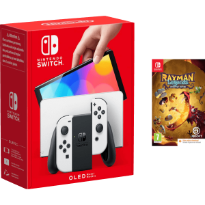 Nintendo Switch OLED Bianca Rayman Bundle