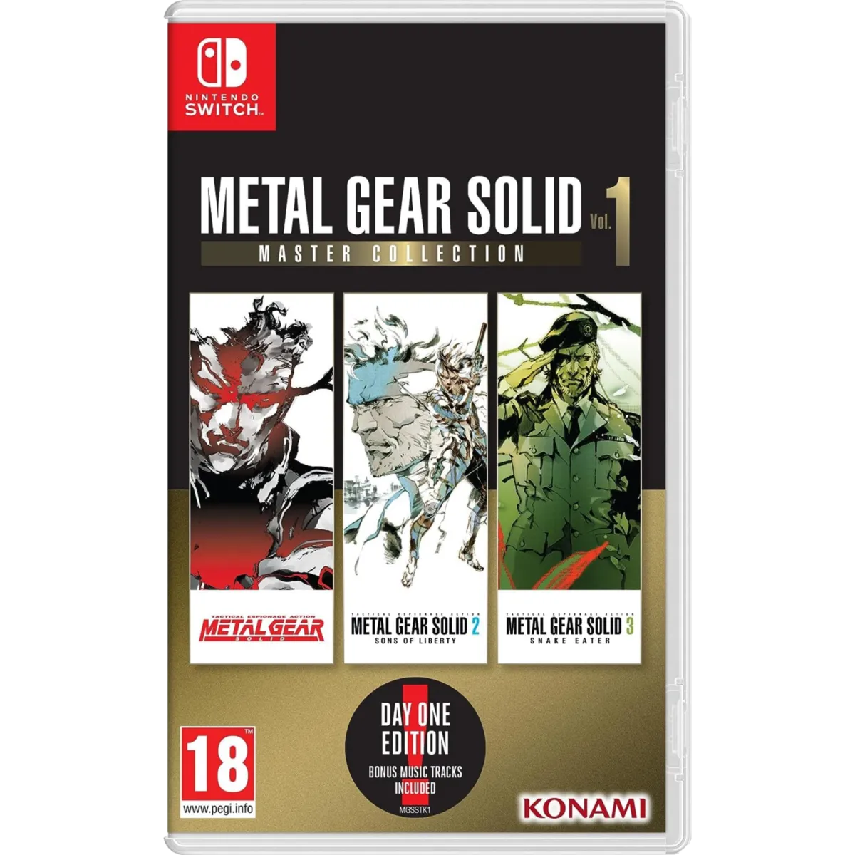Metal Gear Solid Master Collection Vol 1 Switch